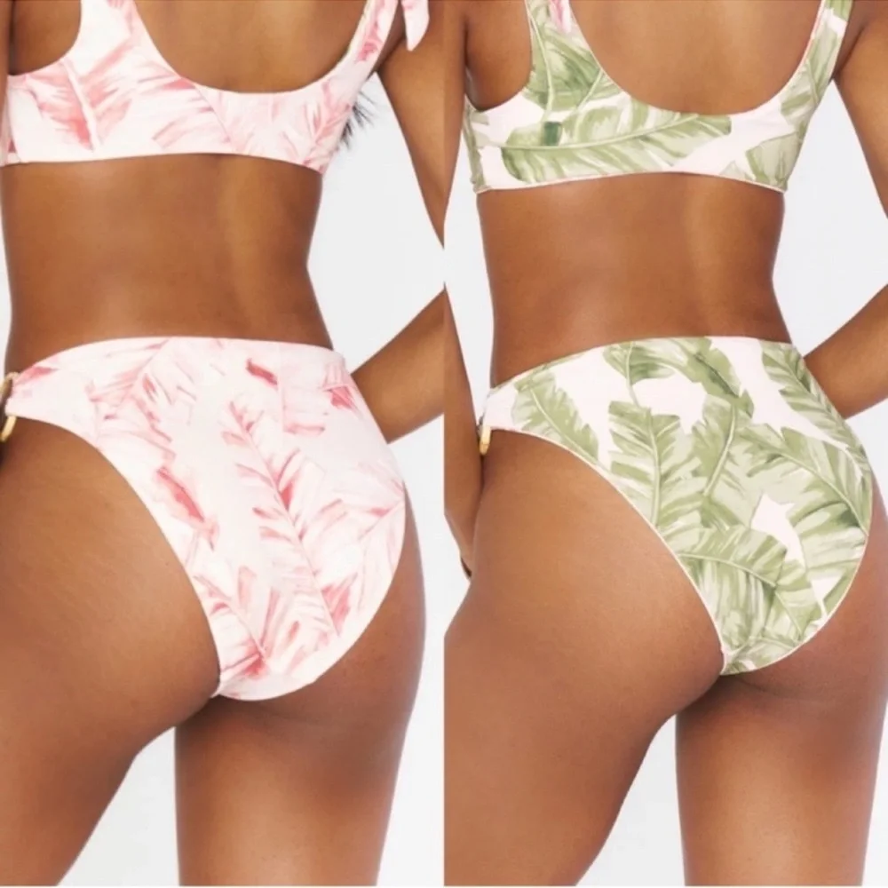Show Me Your Mumu Venice Beach Reversible Bikini Bottom Majestic Palm Resort XL